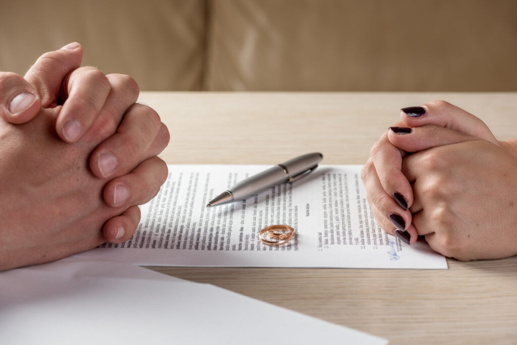 Couple Divorcing Photo of a Couple Divorcing